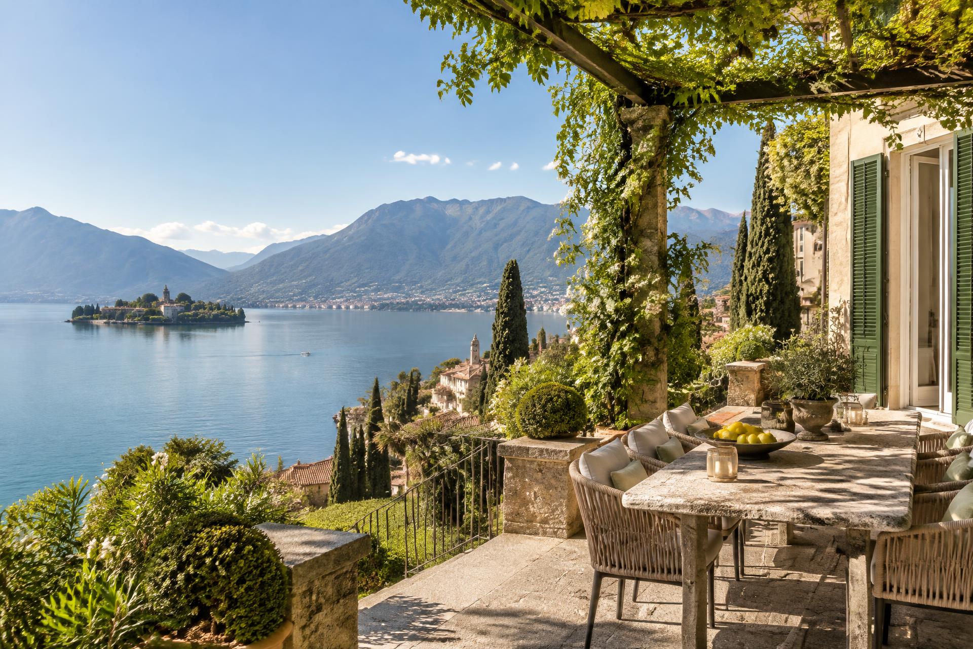 Lakeside home overlooking Lake Maggiore